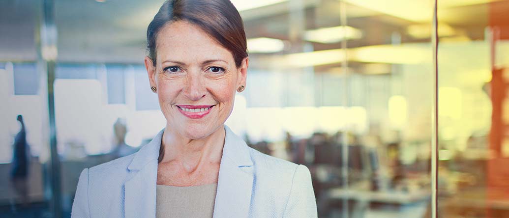 Businesswoman standing in the office