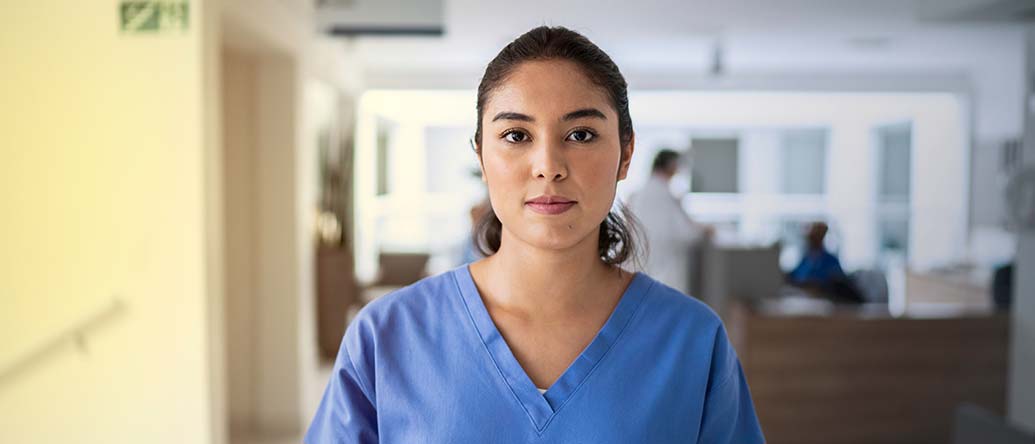Female nurse at hospital